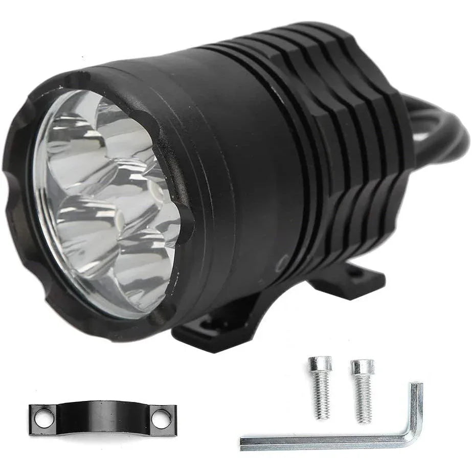 Super Bright 60W Universal LED Motorcycle Spotlight – 12-80V, IP67, 4000LM - Gomix Brands Outlet